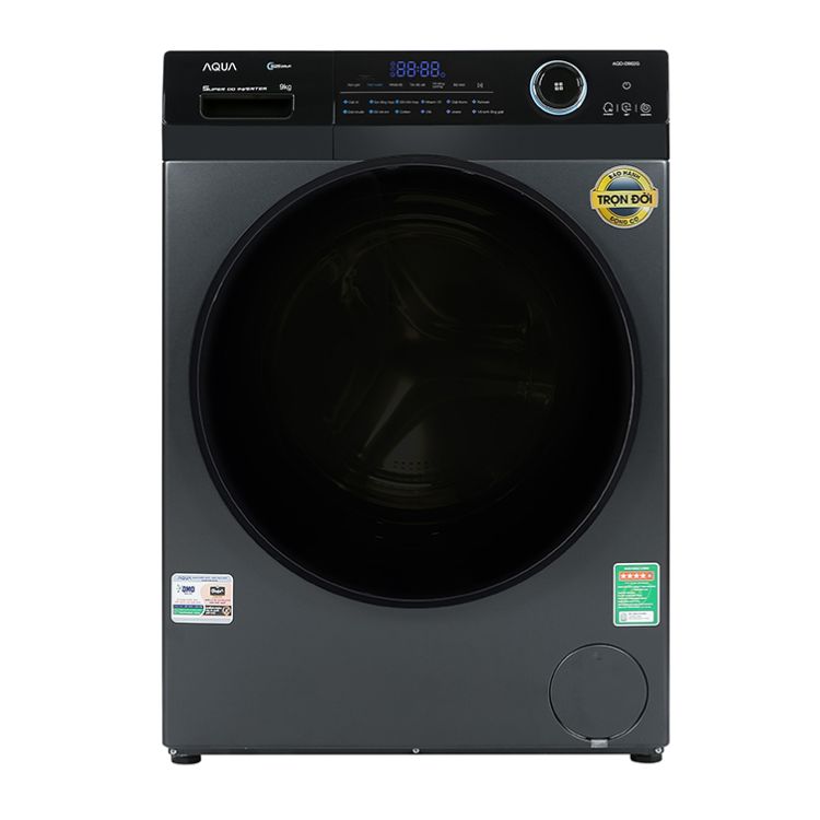 Máy giặt Aqua Inverter 9.0Kg AQD-D902G.BK