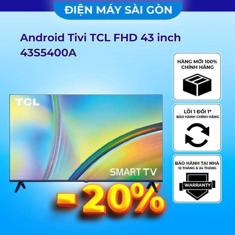 Android Tivi TCL FHD 43 inch 43S5400A